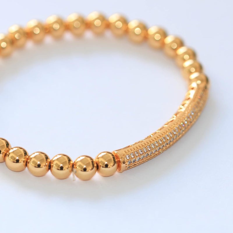 GOOJIDS Surfer Heishi Clay Bead Bracelets for Women Bohemian Stackable Gold Plated Beaded Stretch Bracelets Elastic Layering Friendship Bracelets Set Boho Jewelry - Image 4